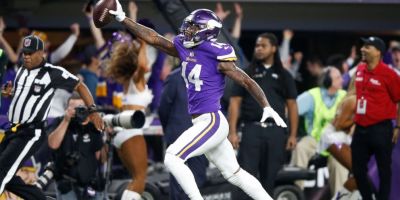 Stefon Diggs scores a touchdown in what will forever be known as the Minneapolis Miracle